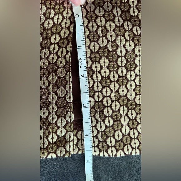 Worthington Tan/Gold w/ Brown Lining Sequin A-Line Midi Skirt/Size 16 - Picture 10 of 11